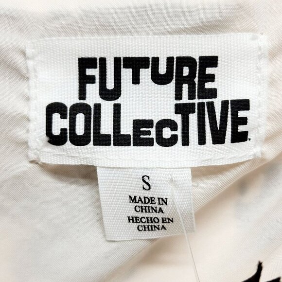 Future Collective Womens Floral Sleeveless Dress With Ruffle Straps S Polyester - Picture 3 of 11